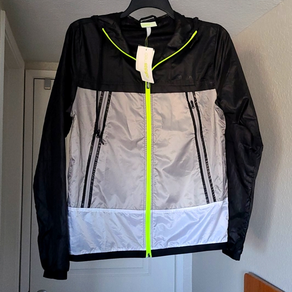 NWT Adidas windbreaker jacket